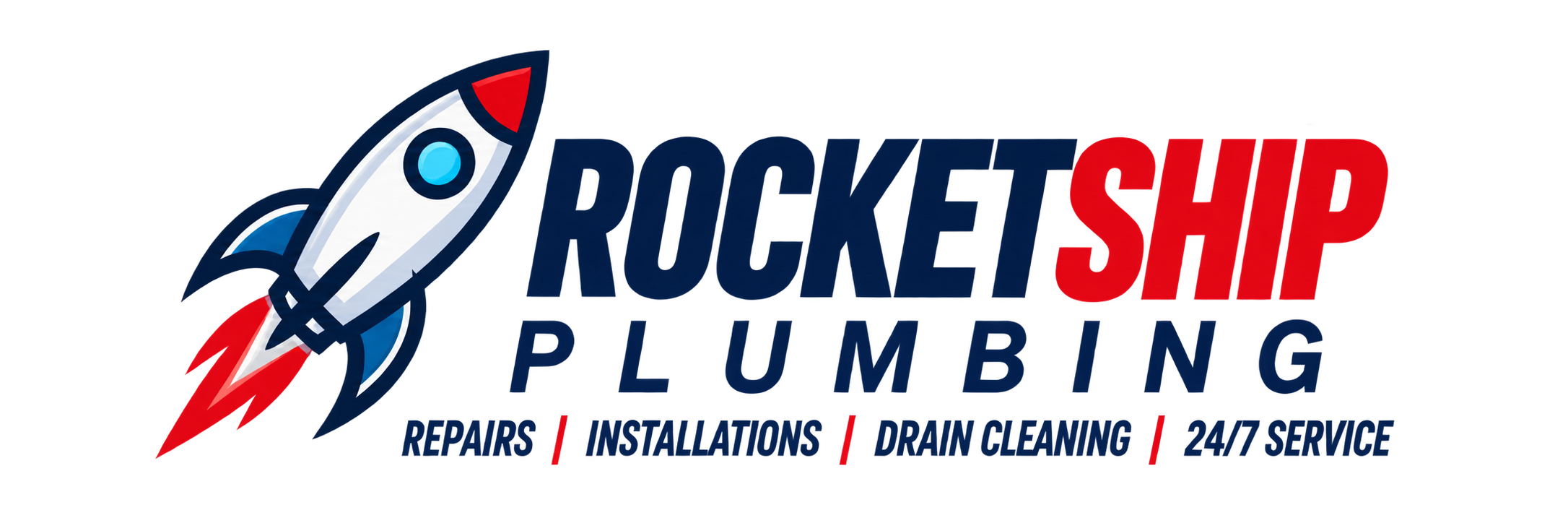 Rocket Ship Plumbing logo